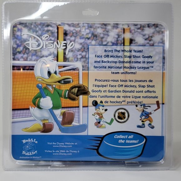 Rare Disney Mini-Bobblehead Dolls Toronto Maple Leafs NHL Hockey Mickey Mouse - Picture 4 of 4